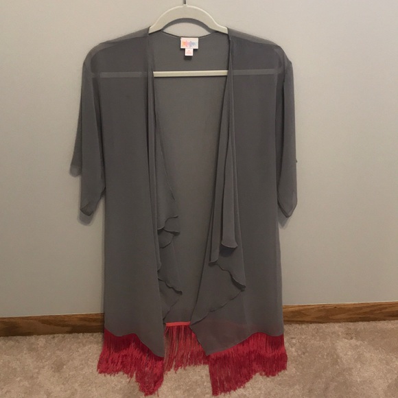 Gray LuLaRoe Shirley - Picture 1 of 3